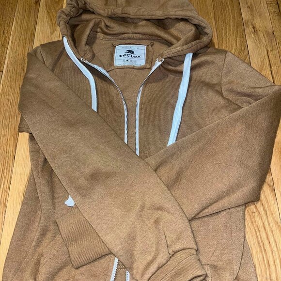 Brown Zip-Up Jacket Hoodie *Brand NEW* - Picture 2 of 5